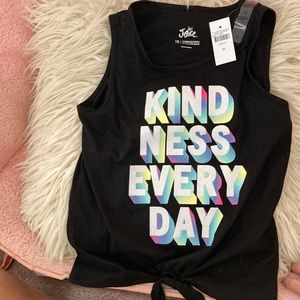 Tank top glitter words